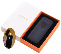 USB запальничка в подарунковій коробці LIGHTER №HL-134 Black матовий