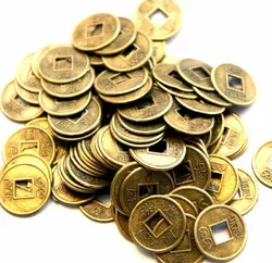 Монета d = 1,4 див. штучно бронзовий колір 100 МОНЕТ