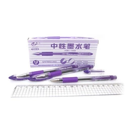 Ручка гелева фіолет. Tianjiao (з грипом)