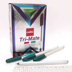 Ручка кулькова "Tri-Mate" зелен