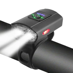 Велосипедний ліхтар 2285-2XPE ULTRA LIGHT, ALUMINUM, індикація заряду, Waterproof, акум., ЗУ micro USB