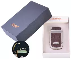 Электроимпульсная зажигалка в подарочной упаковке Jobon (USB) №XT-4963-2