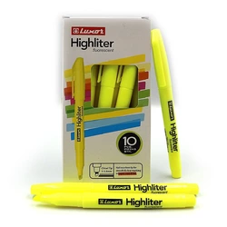 Текстовиділювач "Luxor" "Highliters" 1-3,5mm тонк. жовт.