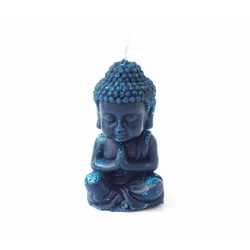 Свічка Будда маленький Синій 6,5*3,5*2,5см.