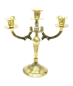 Підсвічник бронзовий на 3 свічки (25х24,5х10,5 см)(Candle Stand 3C P)