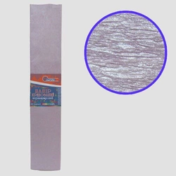 Креп-папір 30%, перламутровий фіолетовий 50*200см, 20г/м2