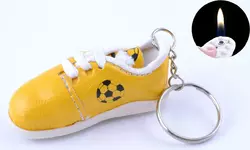 Запальничка кишенькова кросівки (звичайне полум'я) №2553 Жовтий