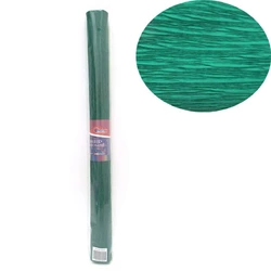 Креп-папір 150%, темно-зелений 50*200см, 1pc/OPP, засн.95г/м2, заг. 238г/м2