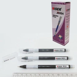 Ручка маслянная Wiser "Zossa" 0,7 мм з грипом чорна
