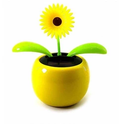 Квітка танцююча на сонячній батареї (Flip Flap) (10х11х7см)