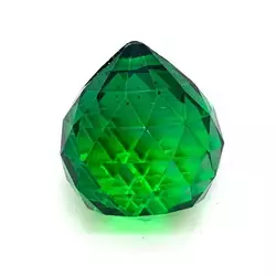 Кристал кришталевий підвісний зелений (2CM)