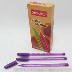 Ручка масляна Goldex Klear Fashion #734 Індія Violet 1,0 мм