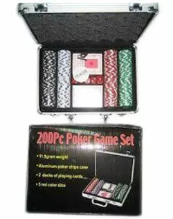 Гра настільна "Poker" в металевій валізі