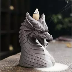 Підставка "Рідкий дим" кераміка "Голова дракона" 9*7*11см.