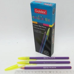 Ручка масляна Goldex Colorstix #932 Індія Violet 1,0 мм