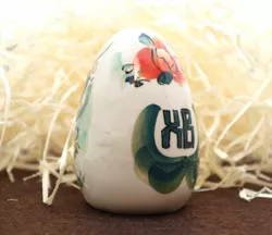 Фигурка керамическая Середнє пасхальне яйце (колір)