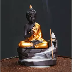 Підставка "Рідкий дим" кераміка "Амогхасіддхі Будда" 10*7*15см.