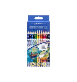 Набір кольорових стираних олівців "Acmeliae" кругл., 12 шт., 1 шт./етик.