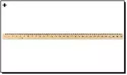 Лінійка дерев'яна 30см шовкографія (в блоці 100шт)Міцар