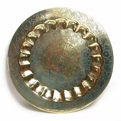 Тарілка бронзова настінна (43,5 см)(Wall Plate Jaipuri Mix 18")