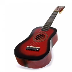 Гітара дерев'яна червона (57,5х19,5х6,5 см)