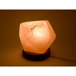 Соляна лампа (S-031) "Багатогранник" (12х10,5х10,5 см)