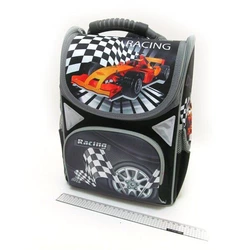 Рюкзак коробка "Racing car" 34*26*14,5 см, 3 відд., ортоп., светоотраж.