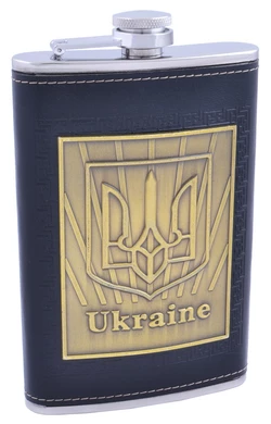 Фляга з неіржавіючої сталі Ukraine №QT-10