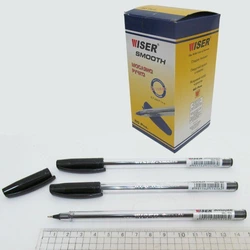 Ручка маслянная Wiser "Smooth" 0,7 мм, чорна