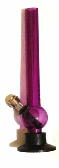 Бонг акрил, фіолетовий (19 см)