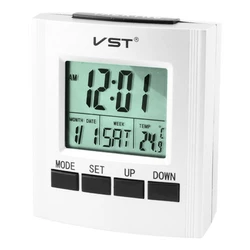 Годинники електронні говорять VST-7027, температура, 2 * AA