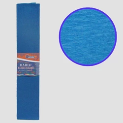 Креп-папір 55%, синій 50*200см, 20г/м2