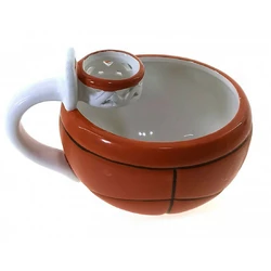 Чашка керамическая "Баскетбол" (16х12,5х11 см)(450 мл.)