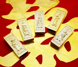 Набір з п'яти золотих злитків "5 богів"