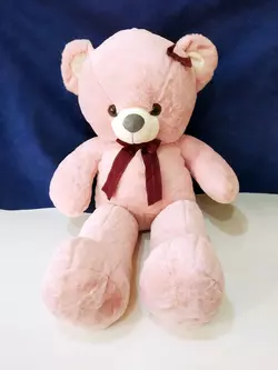 М'яка іграшка Ведмідь з бантиком (шкура, 70 см) №698-1(1)