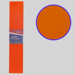 Креп-папір 110%, помаранчевий 50*200см, засн.20г/м2, заг. 42г/м2