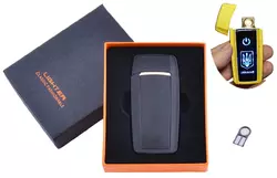 USB запальничка в подарунковій упаковці Україна (Спіраль розжарювання) №HL-56 Black