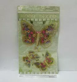 Наклейки кімната декор 3D "Метелики розписні"