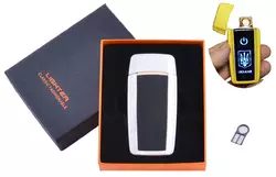 USB запальничка в подарунковій упаковці Україна (Спіраль розжарювання) №HL-56 White