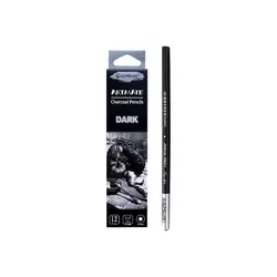 Вугільні олівці Acmeliae для малювання "Dark", 12 шт., 1 шт./етика.