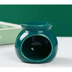Аромалампа керамічна "Шар" Зелена 7*6*5,8 см.