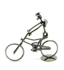 Техно-арт "Велосипедист" метал (22,5х20х7(Q002)