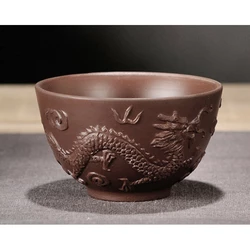 Чашка Подвійний дракон коричнева 80 мл. 7,5*7,5*4,5см.