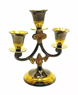 Підсвічник бронзовий на 3 свічки "Антик" (14х12х7 см)(Candle Stand 3C Tree Antic)
