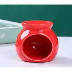 Аромалампа керамічна "Шар" Червона 7*6*5,8 см.