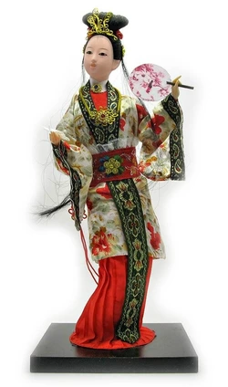 Кукла Китаянка фарфор (12")(33,5х13,5х13,5 см)