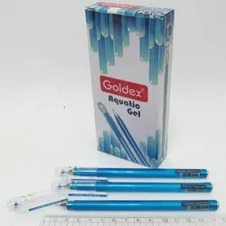 Ручка гелева Goldex AQUATIC GEL #881 Індія Blue 0,6 мм