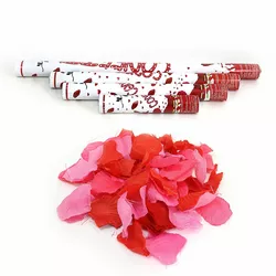 Хлопавка пневматична "Троянди" 60см 35g, пелюстки мікс тканин (роз.кр)