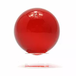 Кришталева куля на підставці червоний (5 см)