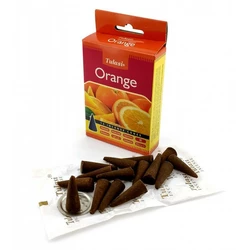 Orange Incense Cones (Апельсин) (Tulasi) Конуси